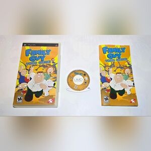 Family Guy Video Game! Sony PSP Game Complete CIB (Case, Manual & Game) Tested